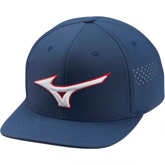 Tour Flat Snapback Golf Cap Mens Adjustable Navy