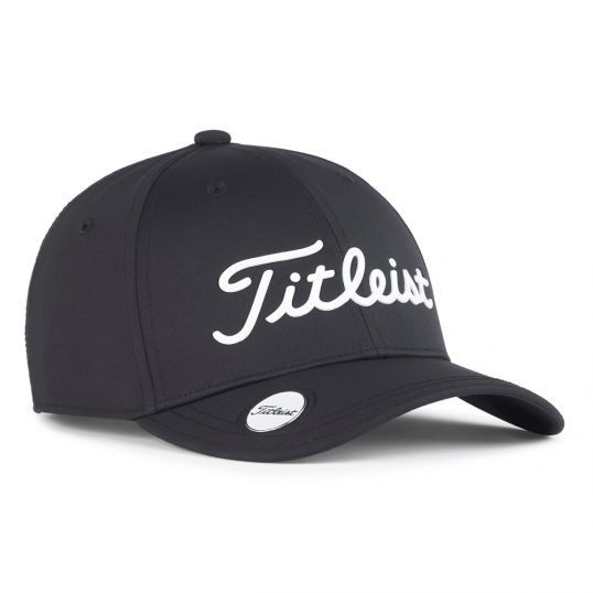 Players Performance Ball Marker Junior Cap Junior Adjustable Black/White