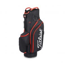 Cart 14 Golf Bag Black/Black/Red