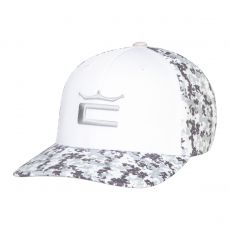 Camo Crown C Snapback Cap Mens Adjustable White