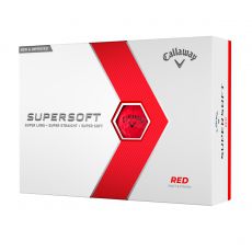 Supersoft Matte Red Golf Balls