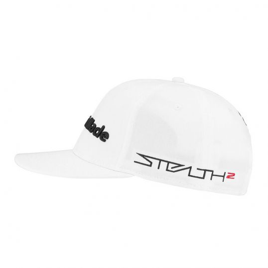Tour Flatbill Hat Mens Adjustable White
