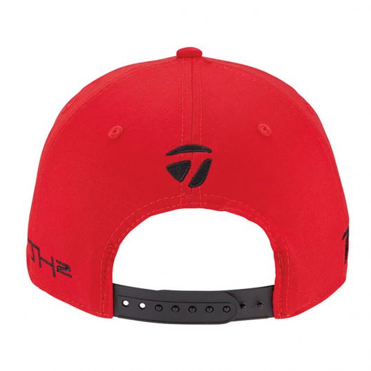 Tour Flatbill Hat Mens Adjustable Red