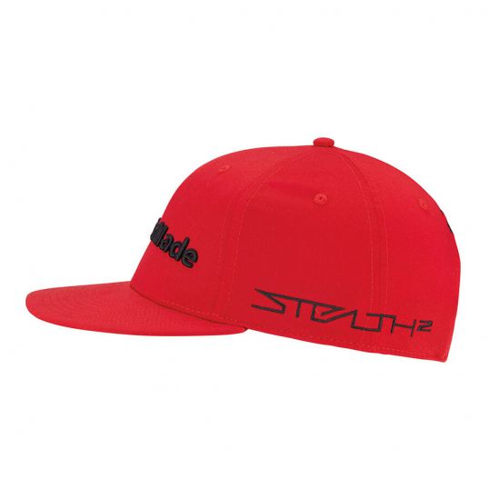 Tour Flatbill Hat Mens Adjustable Red