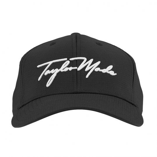 Ladies Script Golf Hat Ladies Adjustable Black