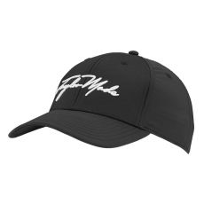 Ladies Script Golf Hat Ladies Adjustable Black