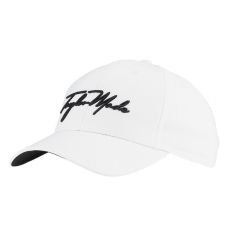 Ladies Script Golf Hat Ladies Adjustable White