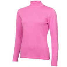 Knox Cashmere Mix Roll Neck Sweater Bubblegum