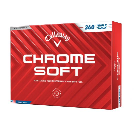 Chrome Soft 360 Triple Track Golf Balls