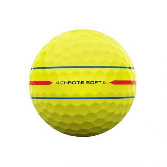 Chrome Soft 360 Triple Track Yellow Golf Balls