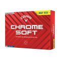 Chrome Soft 360 Triple Track Yellow Golf Balls