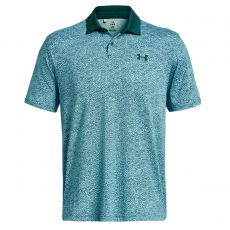 T2G Printed Mens Polo Sky Blue