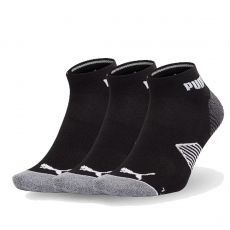 Essential Quarter Cut Socks 3 Pack Black