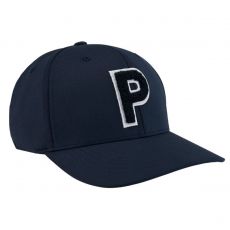 Chenille P Cap Navy