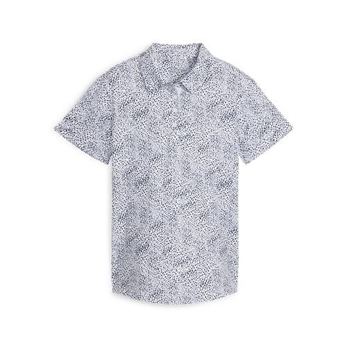 Cloudspun Microdot Ladies Polo White/Navy