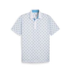Pure Monogram Polo White/Blue