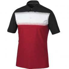 Mo Mens Polo Red/White/Black