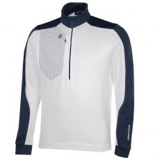 Dave Insulating Mid Layer Sweater White/Navy