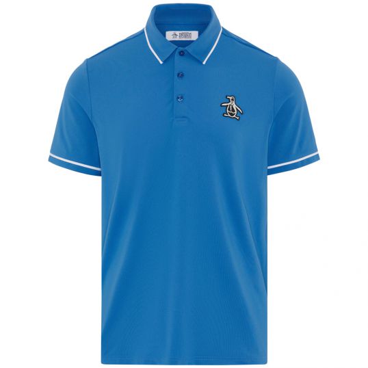 Oversized Pete Tipped Short Sleeve Polo Nebulas