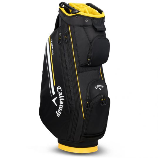 Chev 14+ Cart Bag Black/Gold