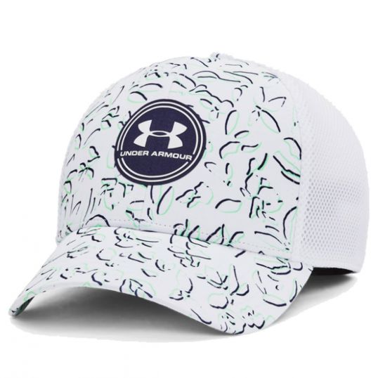 Iso-Chill Driver Mesh Mens Cap White