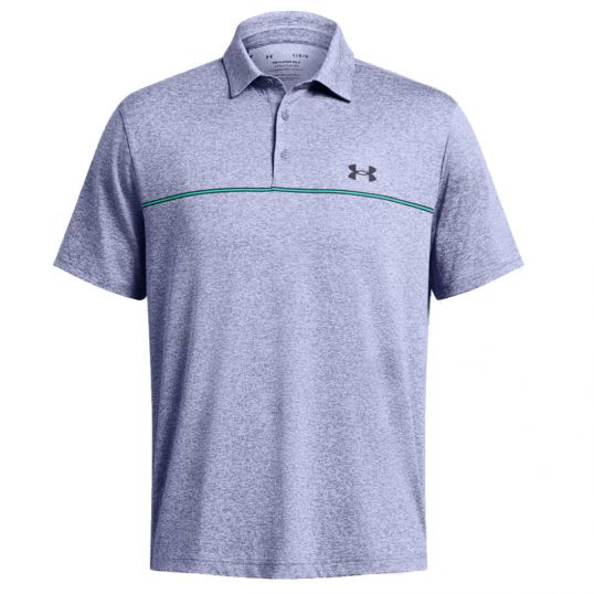 Playoff 3.0 Stripe Polo Celeste