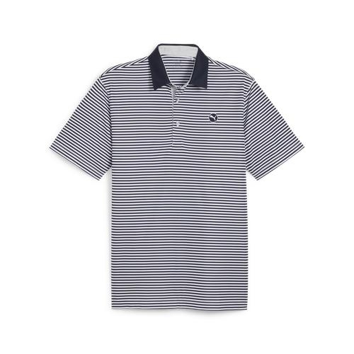 Pure Stripe Polo Dark Navy/White