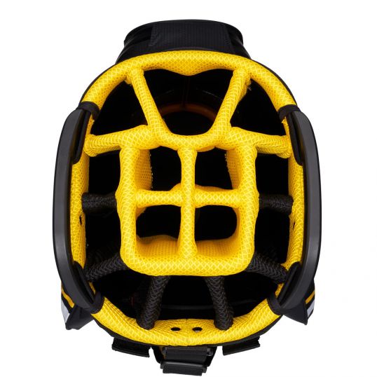 Chev Dry 14 Cart Bag Black/Gold