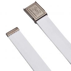 Stretch Webbing Belt White