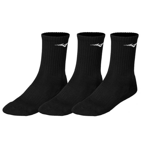 Training 3 Pack Crew Mens Socks Black