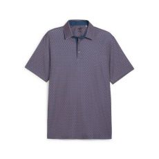 MATTR Palm Deco Mens Polo Ocean Tropic