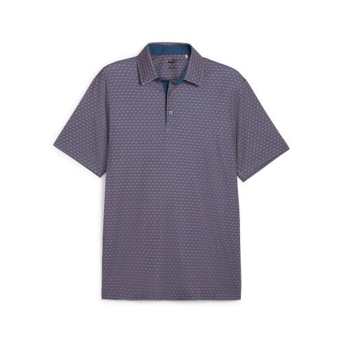 MATTR Palm Deco Mens Polo Ocean Tropic