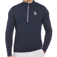 Technical Earl 1/4 Zip Sweater Black Iris