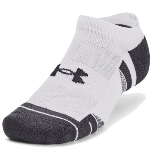 Performance Tech No Show Socks 3 Pack White