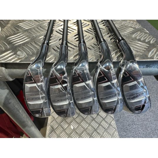 T-Rail Mens Hybrid-Iron Golf Set Graphite Shafts Left CUSTOM 6-PW (Custom 47303) (Not Quite Perfect)